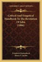 Critical and Exegetical Handbook to the Revelation of John 1022026615 Book Cover