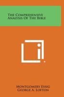 The Comprehensive Analysis of the Bible; 1015957889 Book Cover
