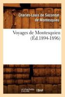Voyages de Montesquieu. Tome 2 2012633196 Book Cover