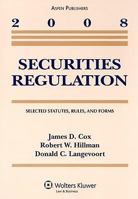Securities Regulation 2008 Statutory Supplement 0735579334 Book Cover
