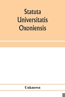 Statuta Universitatis Oxoniensis 9353973198 Book Cover