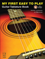 My First Easy to Play Guitar Tablature Book 1619281422 Book Cover