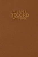 Mileage Record Notebook: Vehicle Gas Mileage Tracker Notebook Journal - Mileage Calendar to Record Miles for Cars, Trucks, and Motorcycles, Business ... Tracker Logger for Tracking Your Daily Miles 167535734X Book Cover