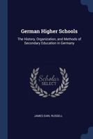 German Higher Schools 333715879X Book Cover
