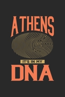 Athens Its in my DNA: 6x9 |notebook | dot grid | city of birth | Greece 1671857534 Book Cover