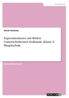 Experimentieren mit B�den. Unterrichtsbesuch Erdkunde, Klasse 6 Hauptschule 3668716900 Book Cover
