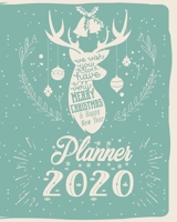 2020 Planner: Christmas Daily Weekly Monthly Planner Yearly Agenda Turquoise cover 8 x 10’’ | 160 pages for Academic Agenda Schedule Organizer | ... Planning and Organizing Your Home or Office 1712271601 Book Cover