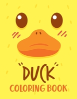 Duck Coloring Book: For Kids B08WP8DS3X Book Cover