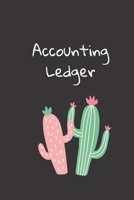Accounting Ledger: Simple Account Tracker, Simple Checking Accounting Ledger, Simple Cash Book, Personal Account Book, 6 x 9 inches, 105 pages 1089063342 Book Cover