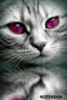 Notebook: Cat, Journal for Writing, College Ruled, Lined Notebook, Soft Cover, Matte, Size 6x 9 inches, 120 Pages 1676361693 Book Cover