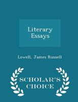 Literary Essays (Essay index reprint series) 0353944262 Book Cover