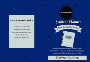 BoldlyWrite Student Planner 173638791X Book Cover