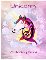 Coloring book: Unicorn / Coloring book for children Gift,24Pages,8.5*11,Soft Cover, Matte Finish B08HH1JQK4 Book Cover