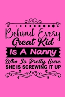 Funny Nanny Theme Notebook B083XQ1H66 Book Cover