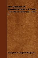 The Duchess Of Rosemary Lane V1: A Novel 1163275271 Book Cover