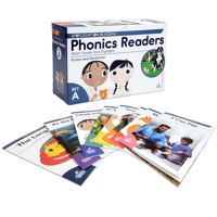 Carson Dellosa Spotlight on Reading Kindergarten–Grade 2 Phonics Books Box Set A, 48 Nonfiction & Fiction Learn to Read Books for Kids 5-7, Short Vowels and Digraphs Level 1 Reading Books 1483873110 Book Cover