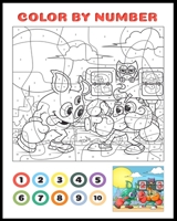 Color by Number: Stress Relieving Designs Birds Butterflies Coloring book,Large Print Color by Number 1689310316 Book Cover