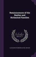 Reminiscences of the Baylies and Richmond families 1014329647 Book Cover