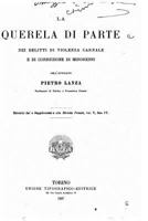 La Querela Di Parte, Nei Delitti Di Violenza Carnale E Di Corruzione Di Minorenni 1533188246 Book Cover