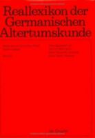 Reallexikon der Germanischen Altertumskunde: Erster Band: A - E 3110151022 Book Cover