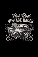 Hot rod vintage racer: 6x9 Hot Rod grid squared paper notebook notes 1671598601 Book Cover