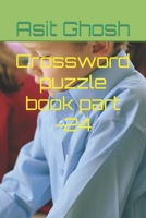 Crossword puzzle book part -24 B0BT6V583Y Book Cover