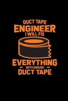 Duct tape engineer: 6x9 ENGINEER lined ruled paper notebook notes 1710026723 Book Cover
