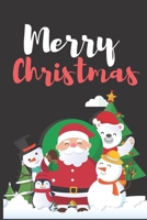 Merry Christmas: 6 X 9 Blank Lined Christmas Notebook | Christmas Gift Notebook To Write Notes, Test preparation or Personal Logbook 1671885961 Book Cover