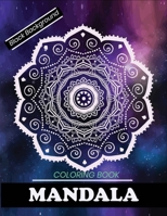 Mandala coloring book Black Background: A Fun and Unique Mandala Coloring Book (Black Background) B08HTD9YR5 Book Cover