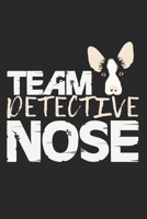 Team Detective Nose: Notebook A5 Size, 6x9 inches, 120 dotted dot grid Pages, Police Dog K9 Policeman Detective Nose 1704265630 Book Cover