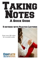 Taking Notes - A Quick Guide 1772452734 Book Cover