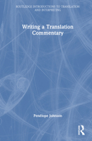 Writing a Translation Commentary 1032227044 Book Cover