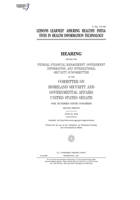 Lessons learned?: assuring healthy initiatives in health information technology B083XGJZPG Book Cover