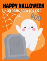 Hello Halloween Coloring Book for Kids: Adorable Coloring Pages of Halloween Creatures and Characters for Kids - Toddlers, PreK, Kindergarten, or Elementary B08KR23TGJ Book Cover