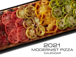 Modernist Pizza 2021 Wall Calendar 1734386118 Book Cover