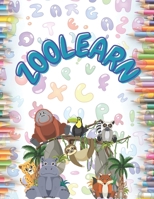 ZOOLEARN: Learning the Alphabet with Animals B0C4WTXMRP Book Cover