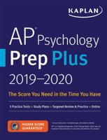 AP Psychology Prep Plus 2019-2020: 3 Practice Tests + Study Plans + Targeted Review  Practice + Online 1506220797 Book Cover