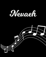 Nevaeh: Sheet Music Note Manuscript Notebook Paper Personalized Custom First Name Initial N Musician Composer Instrument Composition Book 12 Staves a Page Staff Line Notepad Notation Guide Create Comp 1704068096 Book Cover