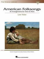 American Folksongs - Low Voice (The Vocal Library Series) 0634047620 Book Cover