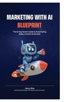 MARKETING WITH AI BLUEPRINT: The 8-Day Smart Guide to Automating Sales, Content & Growth B0H1RVV2BH Book Cover