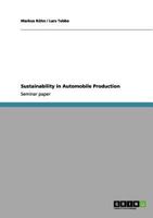 Sustainability in Automobile Production 3656121443 Book Cover