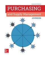 Purchasing and Supply Management (The Mcgraw-Hill/Irwin Series Operations and Decisions Sciences) 0072873795 Book Cover