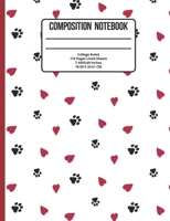 Composition Notebook College Ruled: Dog 110 Pages 1089392486 Book Cover