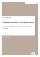 Kreislaufwirtschaft Statt Abfallbeseitigung 3838639790 Book Cover