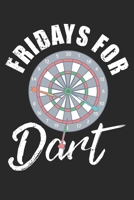 Fridays for dart: A5 Dot grid softcover notebook / journal / planer / diary gift for dart player 1697427456 Book Cover