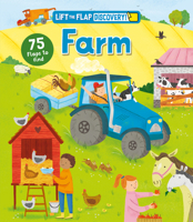 Farm Lift and Discover (Curious Fox Books) 75 Lift-the-Flap Adventures Exploring Farm Animals, Crops, Seasons, and Where Our Food Comes From, for Kids Ages 4-7 B0GQ6VK1SK Book Cover