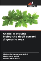Analisi e attività biologiche degli estratti di geranio rosa 6205847019 Book Cover