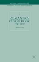 A Romantics Chronology, 1780-1832 1137273267 Book Cover