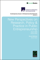 New Perspectives on Research, Policy & Practice in Public Entrepreneurship 1785608215 Book Cover