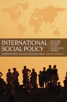 International Social Policy: Welfare Regimes in the Developed World 0333748654 Book Cover